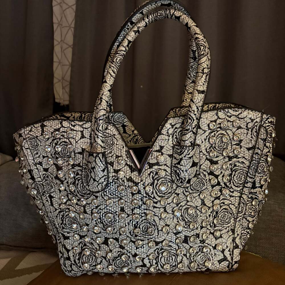 New bedazzled purse